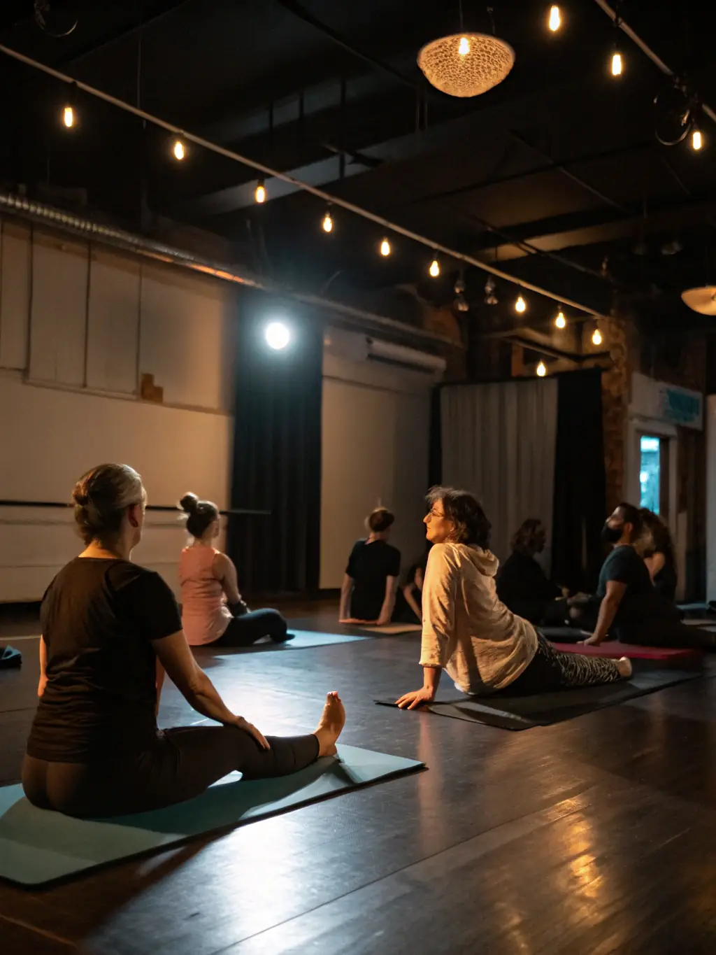 A calming image of a Tai Chi class in Bracknell, emphasizing gentle movements and relaxation techniques for stress reduction.